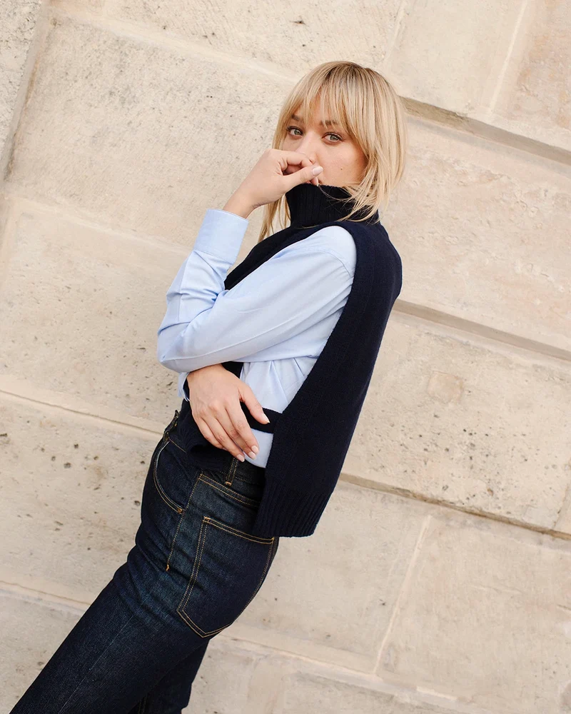 Pull Lun - Bleu Marine