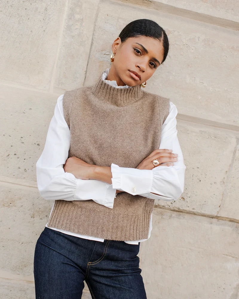 Pull Lun - Taupe