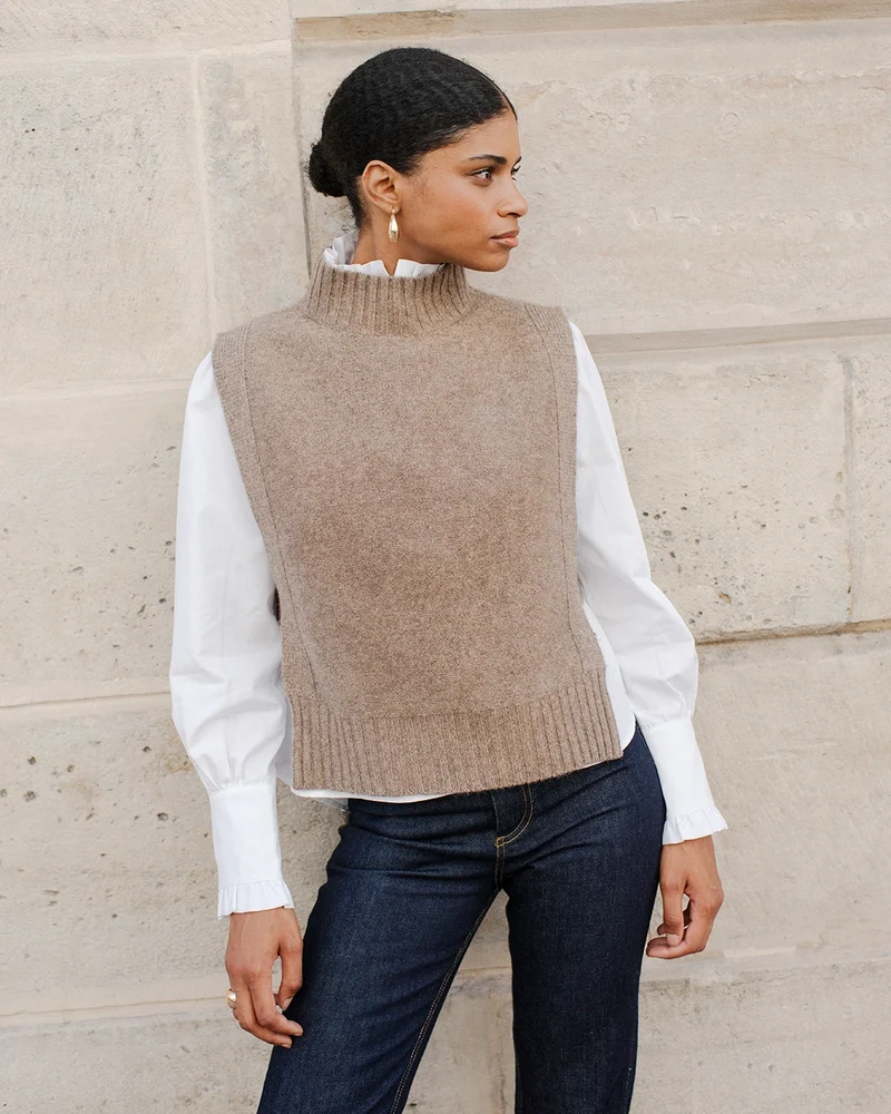 Pull Lun - Taupe