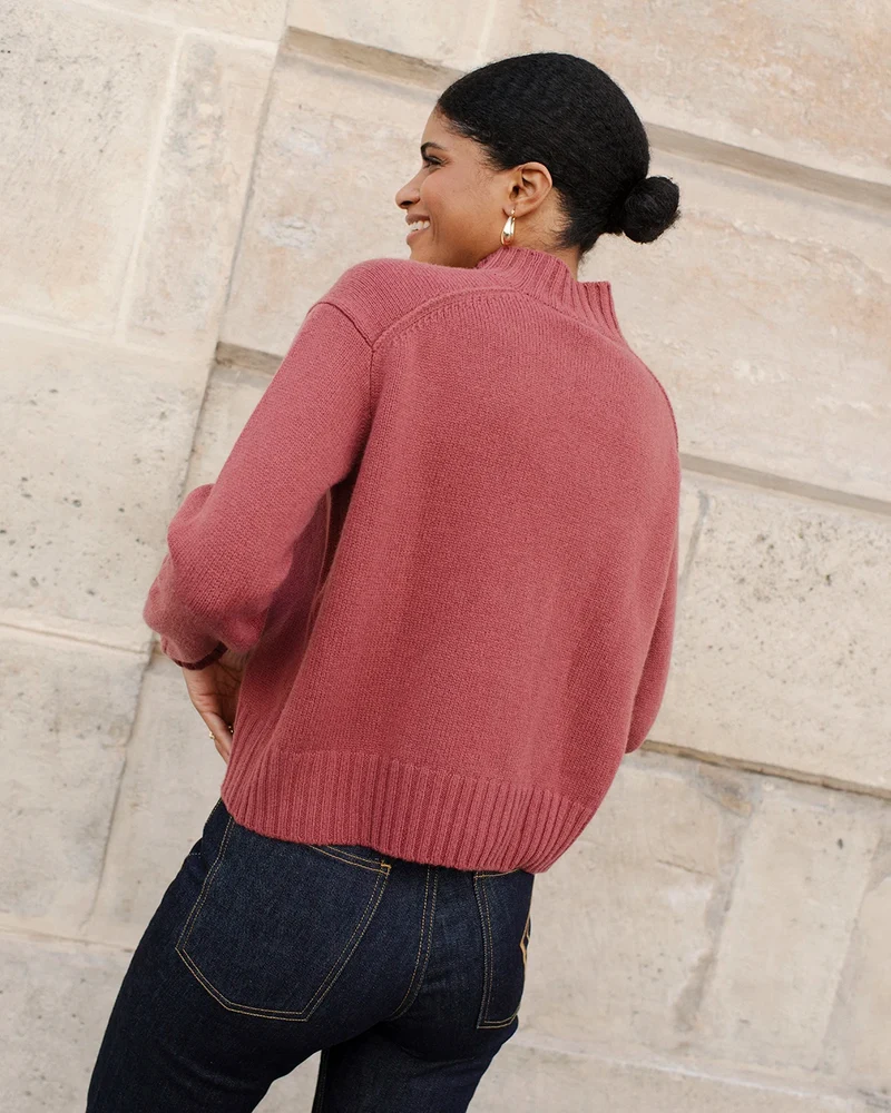 Pull Béthel - Bois de rose