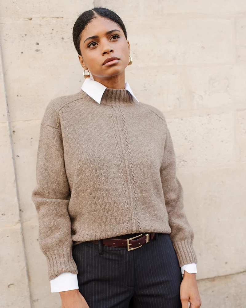 Pull Béthel - Taupe