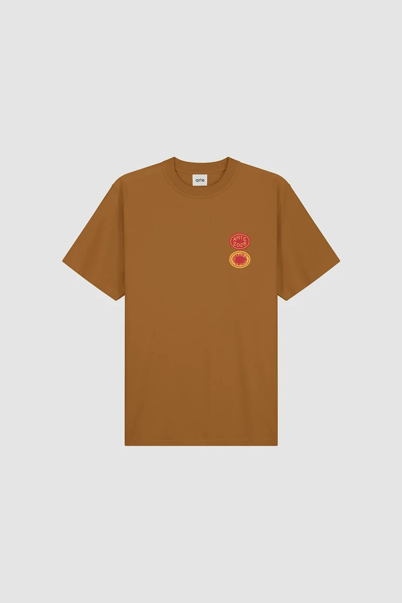 T-shirt Sun Stamp - Marron