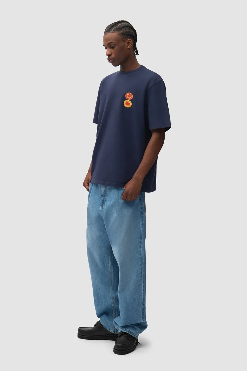 T-shirt Sun Stamp - Bleu marine
