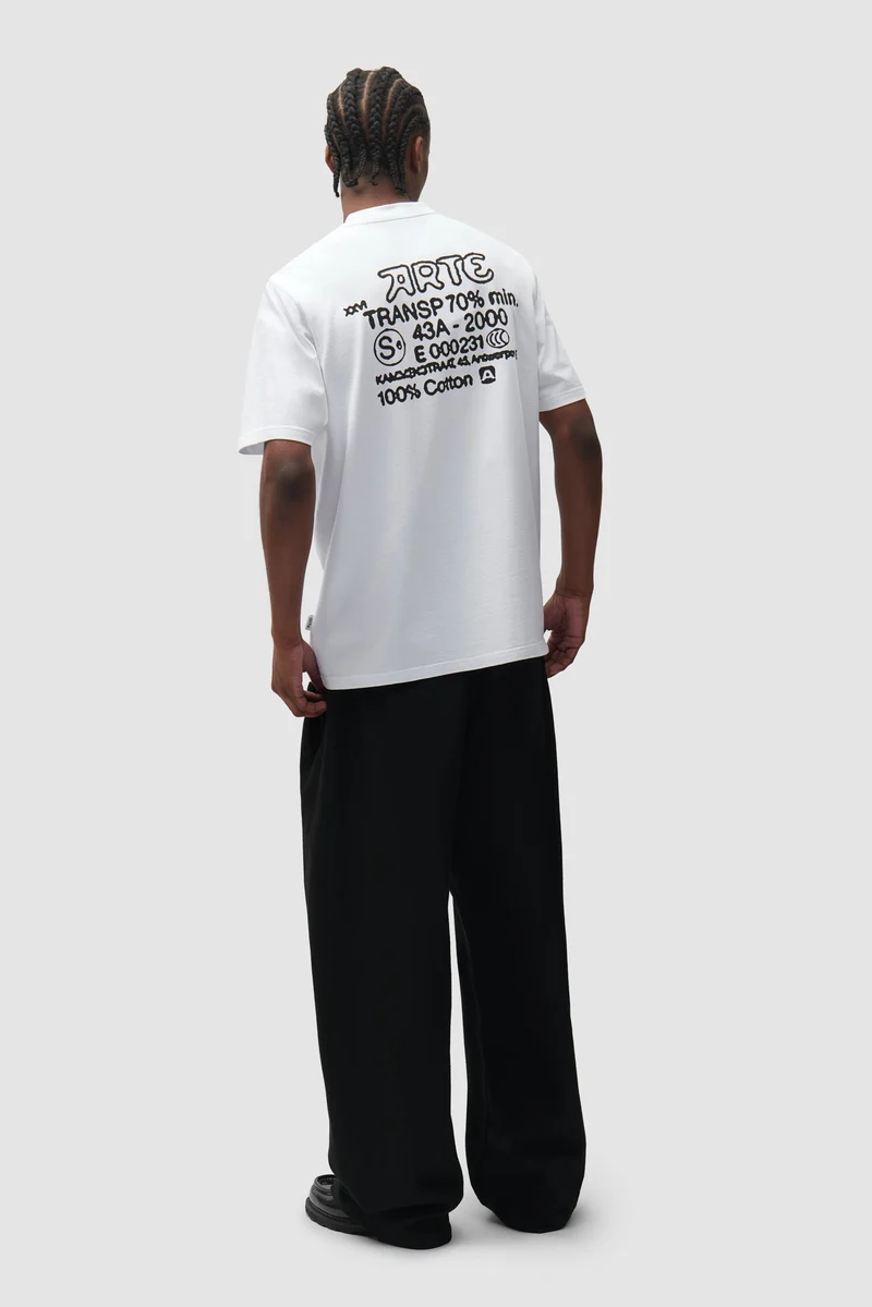 T-shirt « Serial Stamp » - Blanc