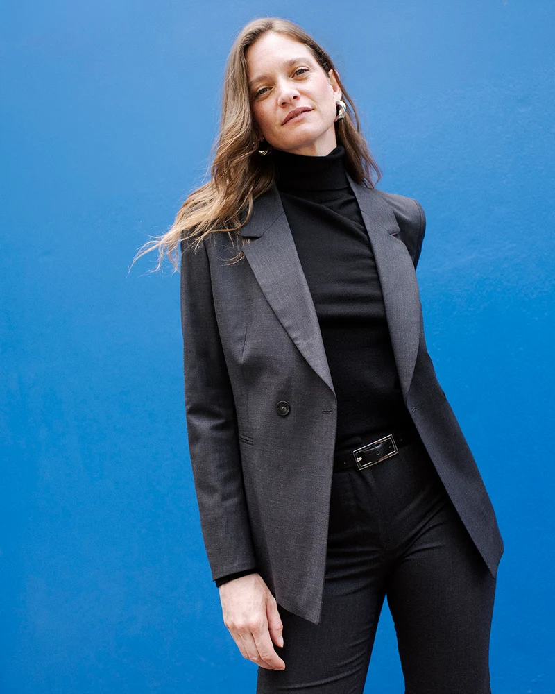 Veste ceinturée Olbia - Anthracite