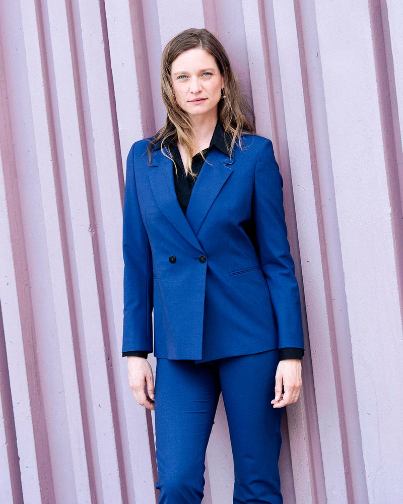 Veste ceinturée Olbia - Cobalt