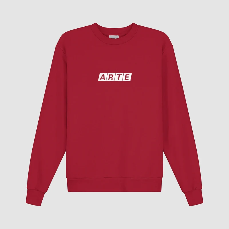 T-shirt à col rond Module - Rouge