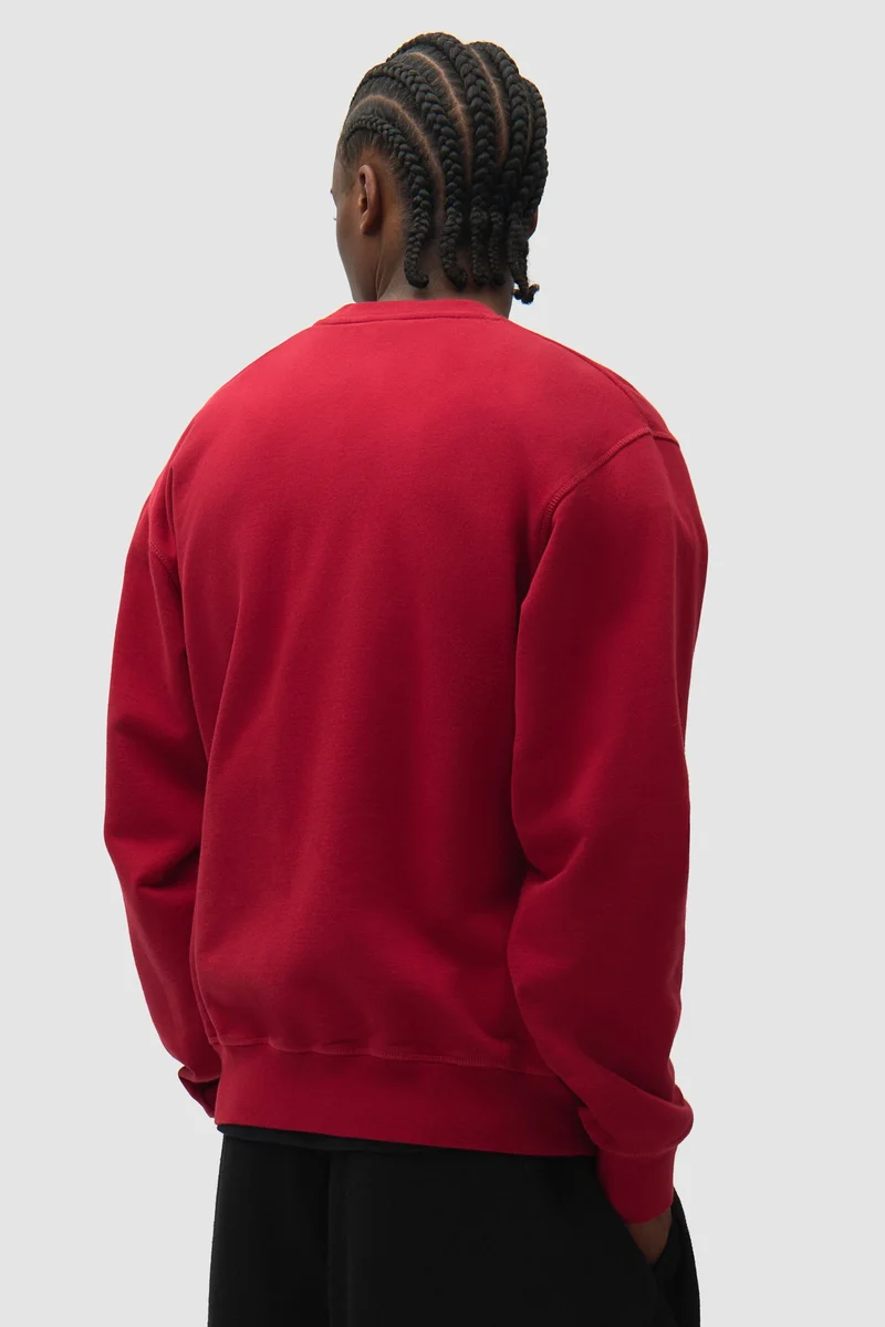 T-shirt à col rond Module - Rouge
