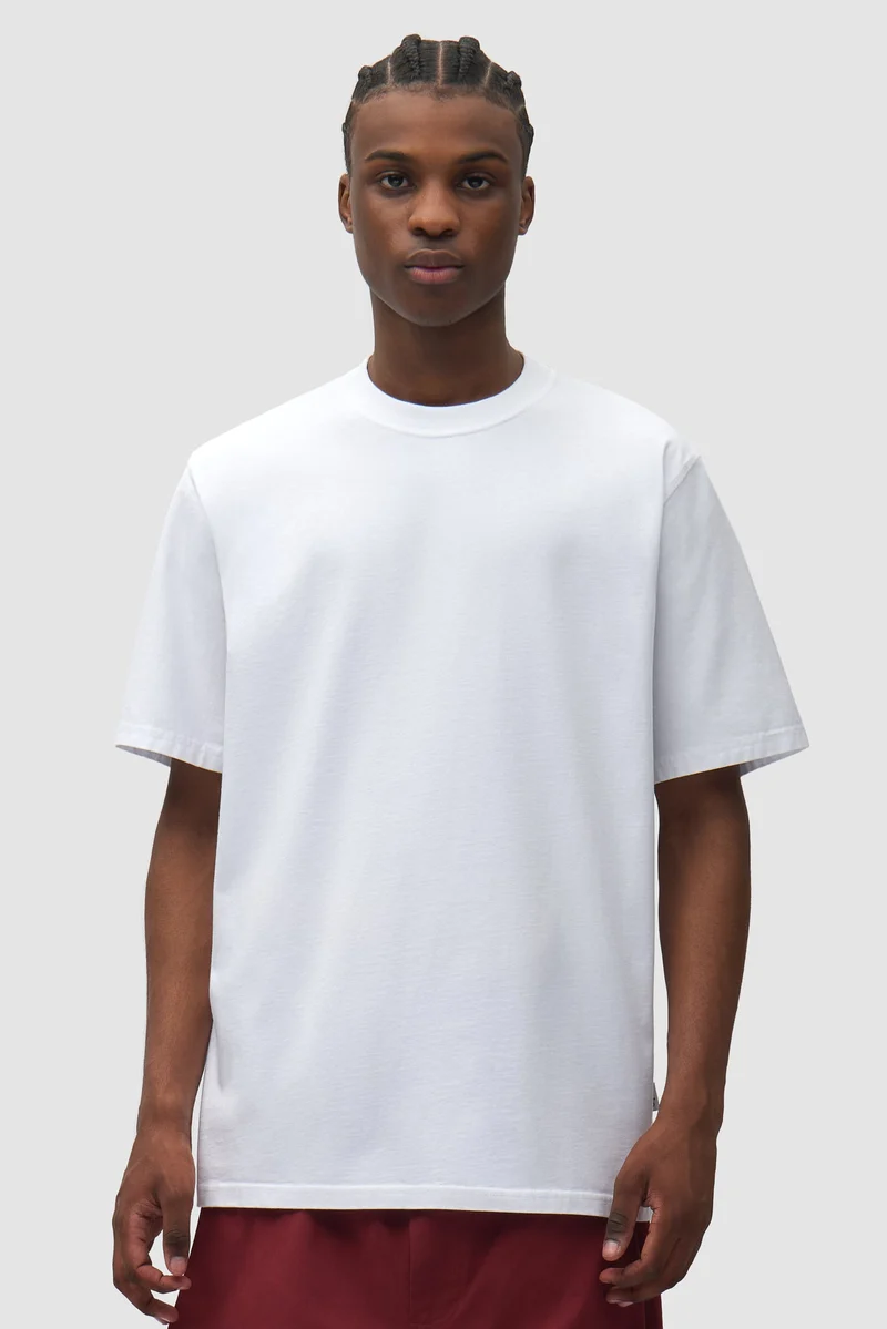T-shirt avec autocollant - Blanc