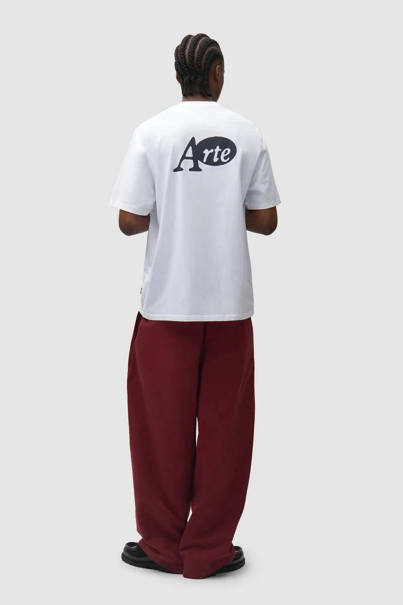 T-shirt avec autocollant - Blanc