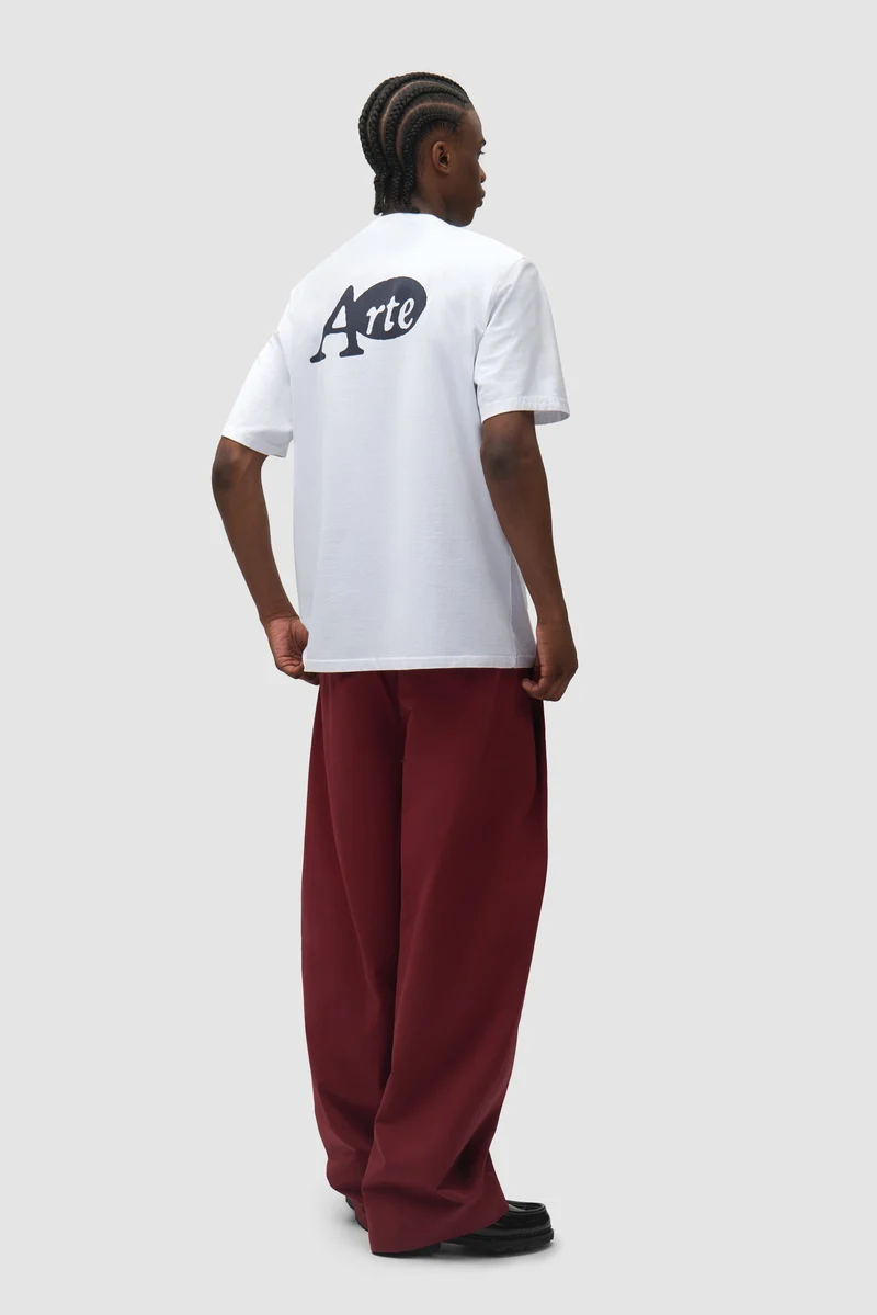 T-shirt avec autocollant - Blanc