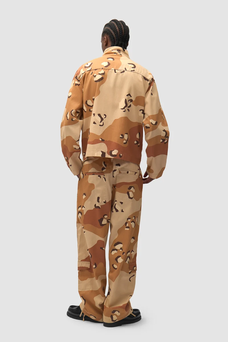 Pantalon cargo réversible à motif camouflage - Imprimé sur toute la surface