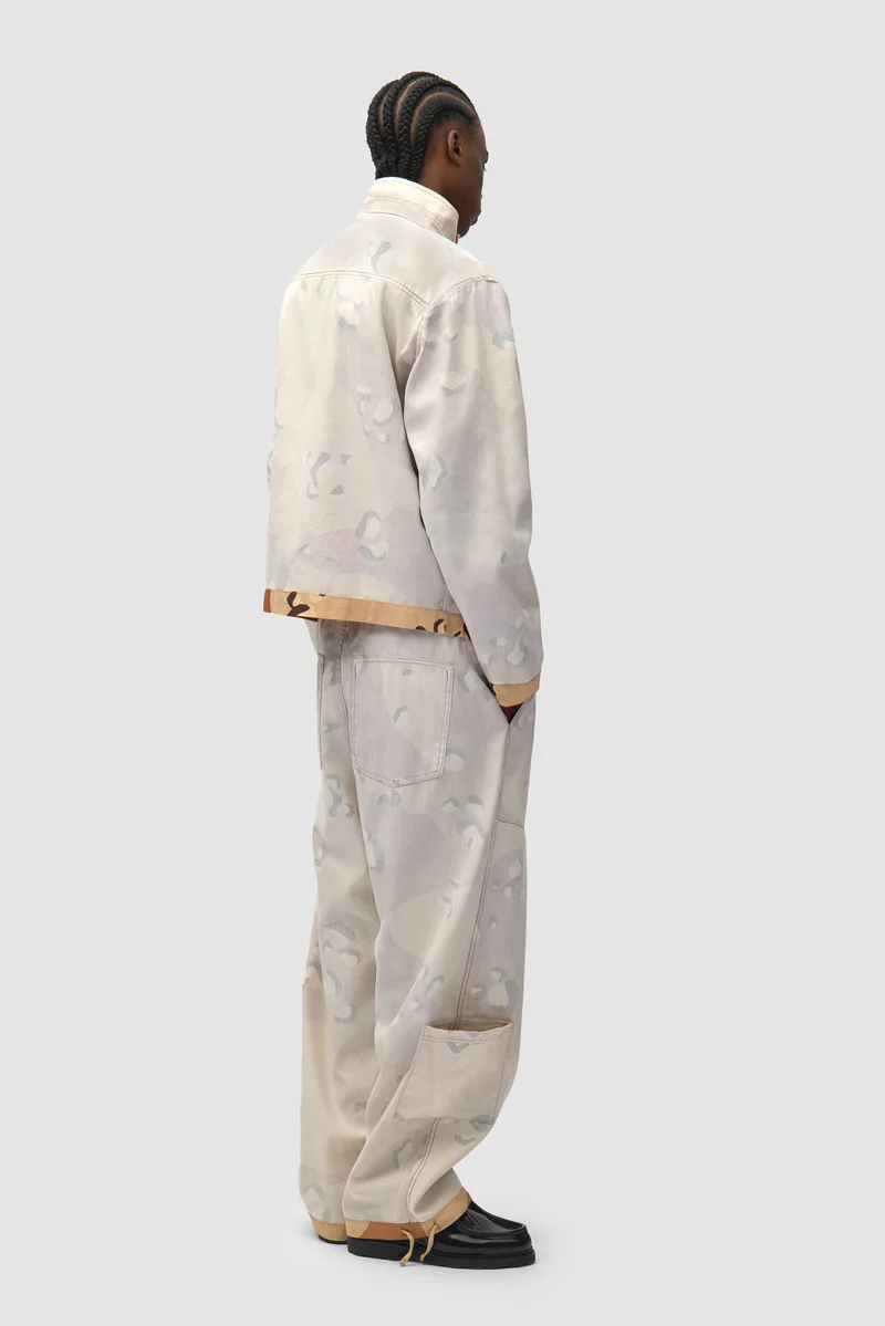 Pantalon cargo réversible à motif camouflage - Imprimé sur toute la surface