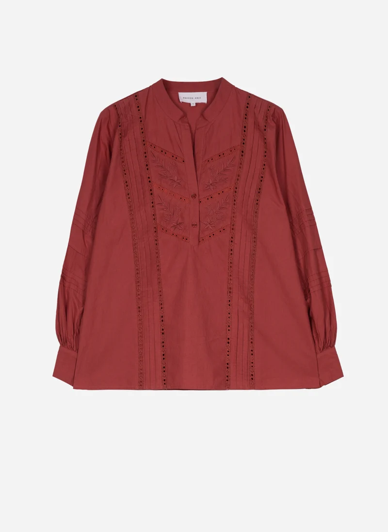 CHEMISE IDALINA cannelle