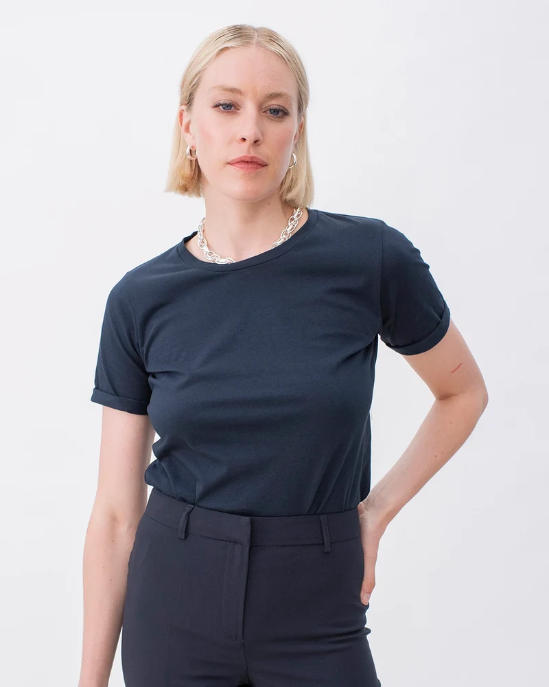 T-shirt coton - Bleu Nuit