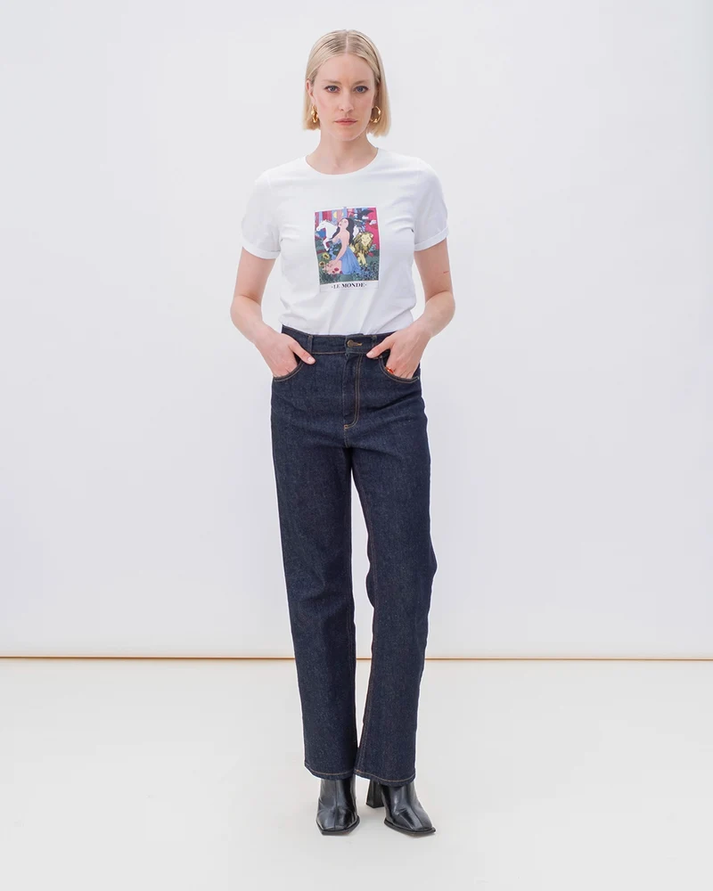 T-shirt illustré Tarot de Marseille - Le Monde 🌎