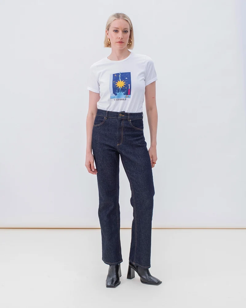 T-shirt illustré Tarot de Marseille - L'Étoile ⭐️