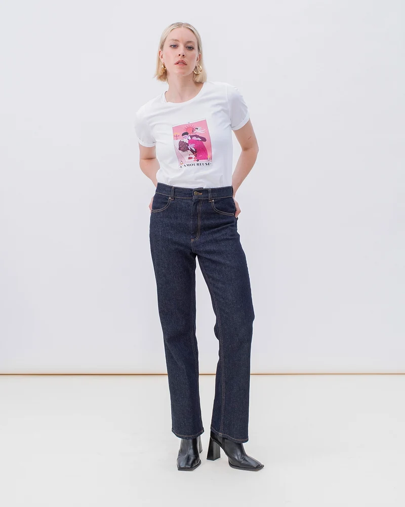 T-shirt illustré Tarot de Marseille - L'Amoureuse 💕