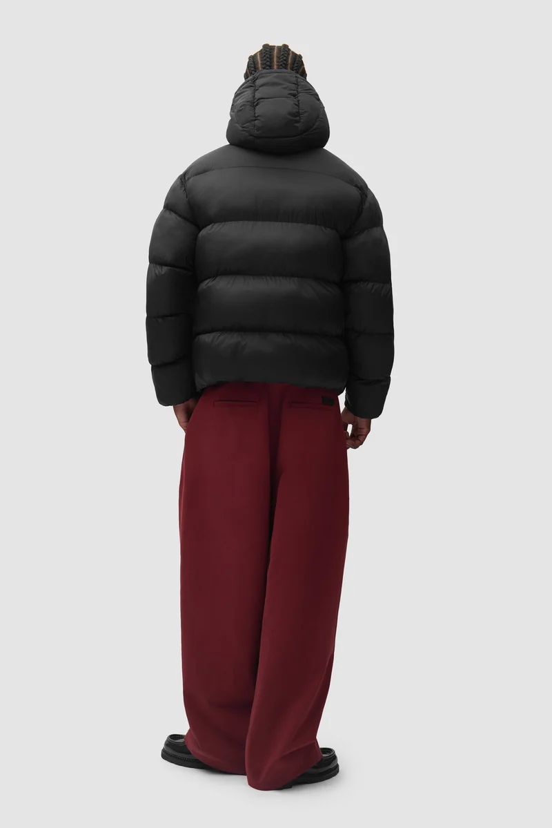 Doudoune à capuche - Noir
