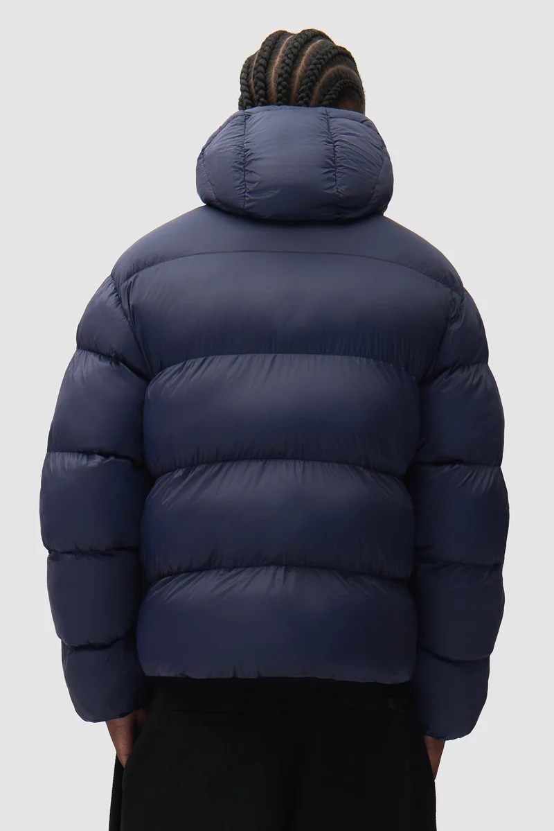Doudoune à capuche - Bleu marine