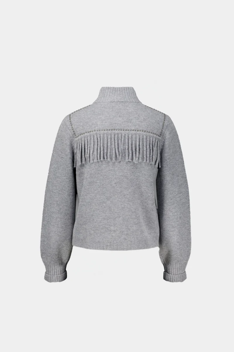 Cardigan orné de rivets