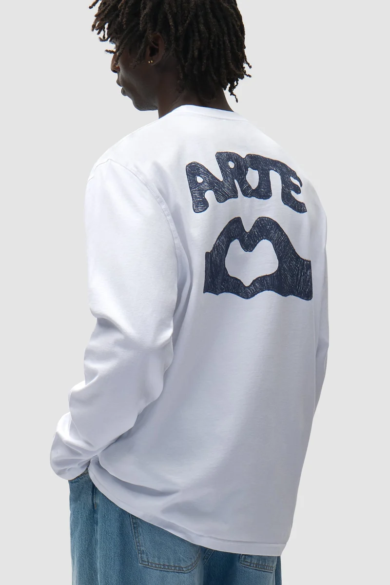T-shirt à manches longues Diels - Blanc