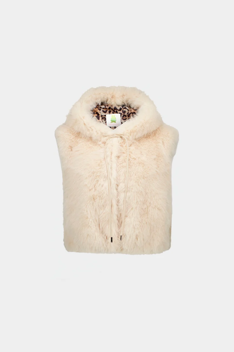 Gilet en fausse fourrure vegan Leo Lining