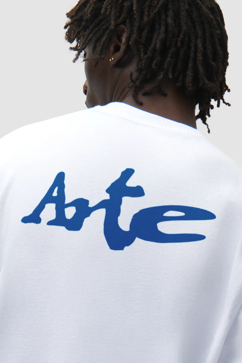 T-shirt à manches longues avec logo Warp - Blanc