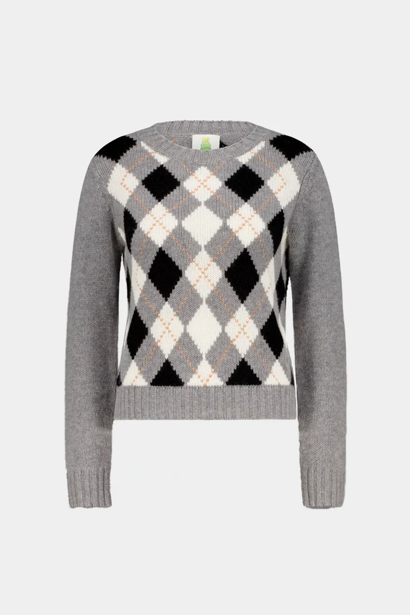 Pull de luxe à motif Argyles