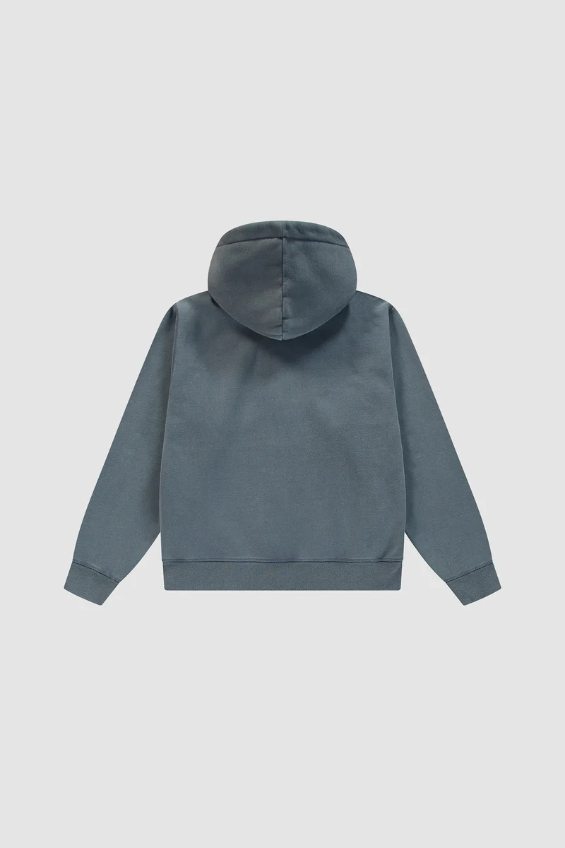 Sweat à capuche zippé « Stencil Sunfade » - Bleu marine