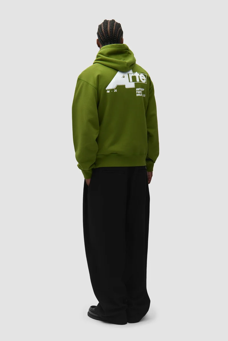 Sweat à capuche City - Vert