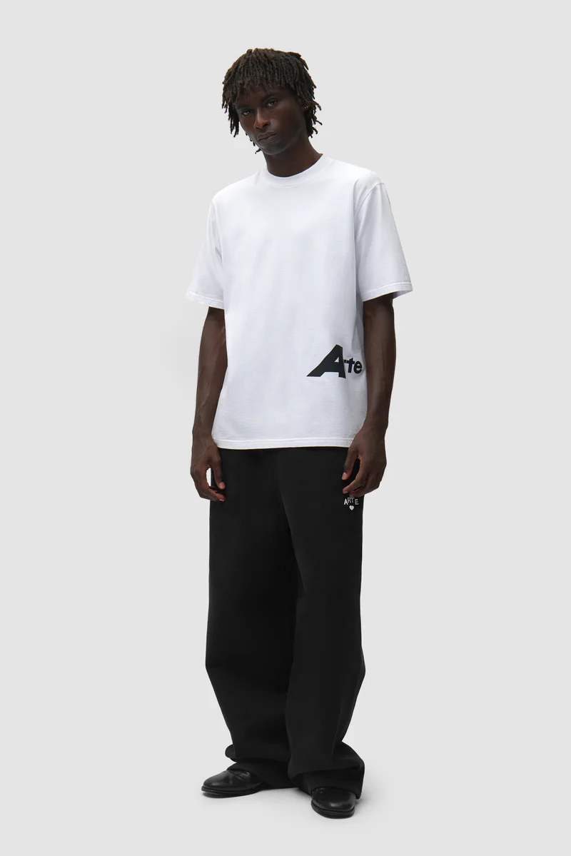 T-shirt « Big A » (côté avant) - Blanc