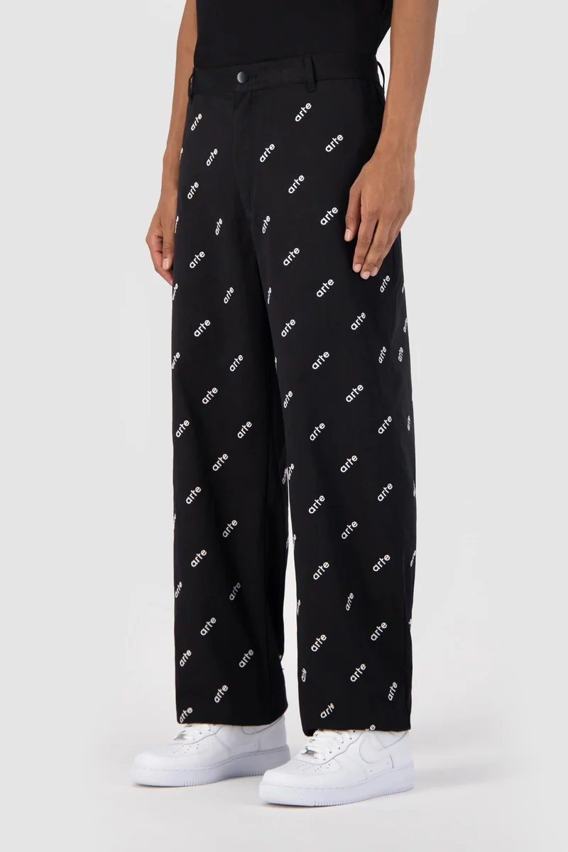 Pantalon avec logo Allover - Noir