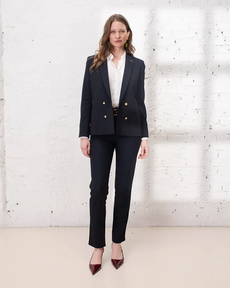 Veste croisée Boston - Bleu Marine