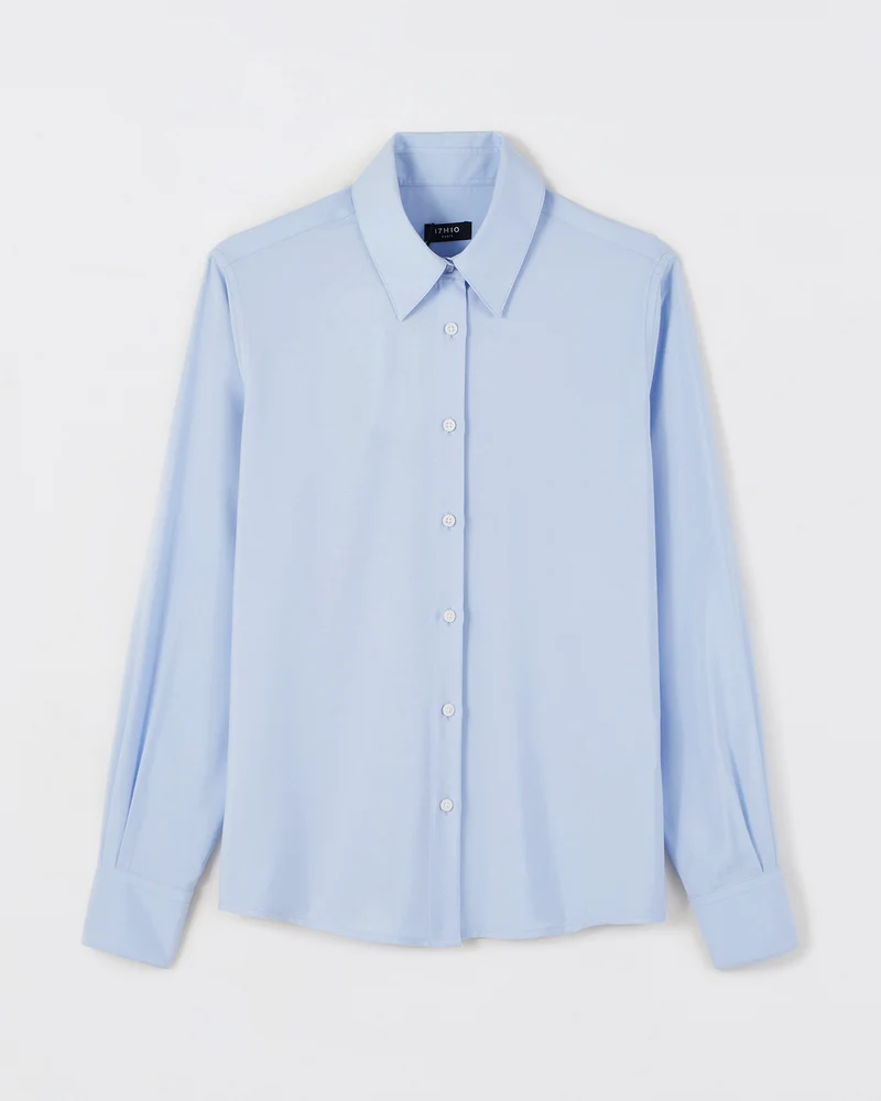 Chemise Hudson viscose - Bleu Ciel