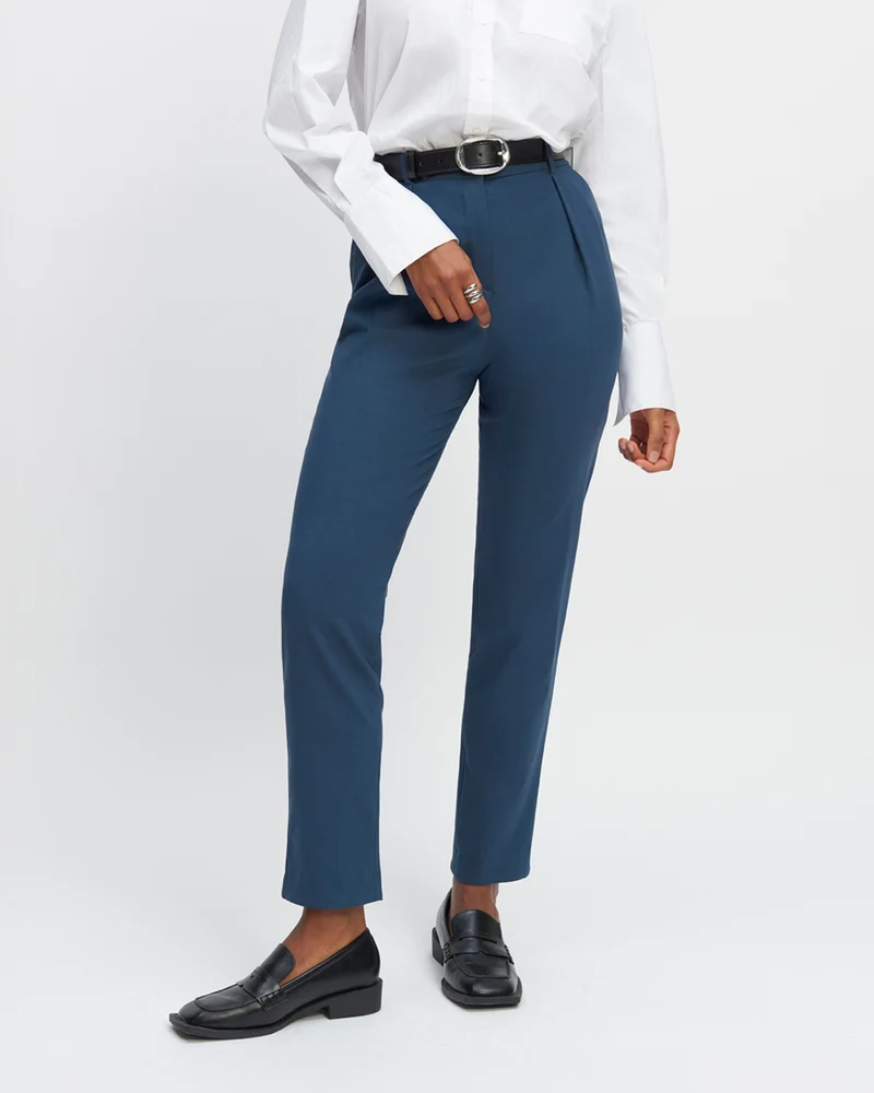 Pantalon carotte Casablanca - Pétrole