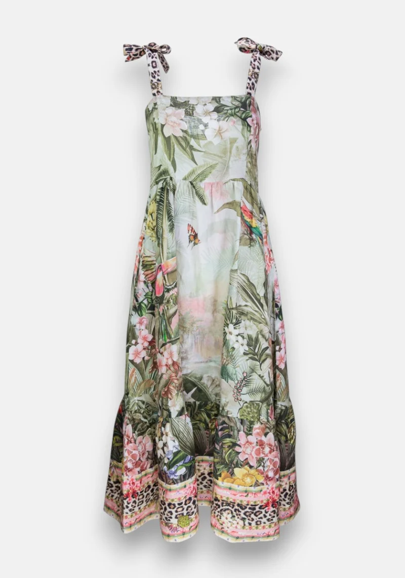 Robe longue Jungle Leo
