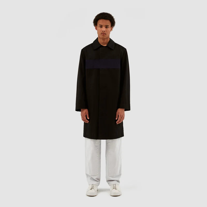 Manteau Joe Strap - Noir/Marine