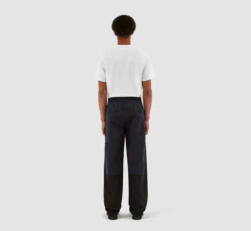 Pantalon Jeremy contrasté - Noir/Marine