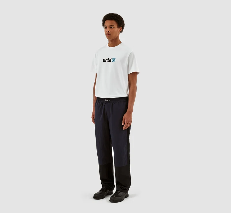 Pantalon Jeremy contrasté - Noir/Marine