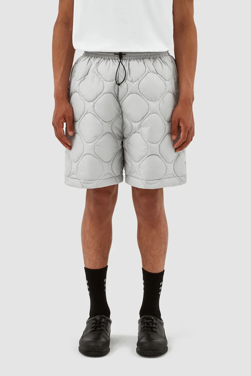 Short matelassé Steiner - Gris clair