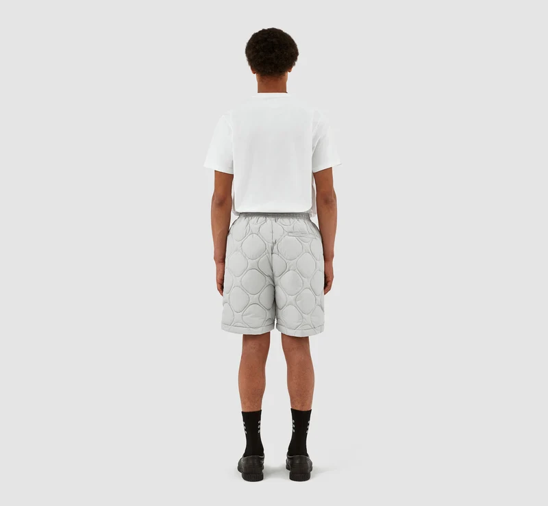 Short matelassé Steiner - Gris clair