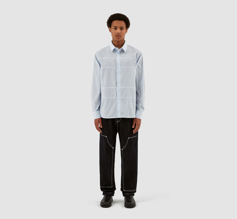 Logo Stockton - Blanc/Bleu clair