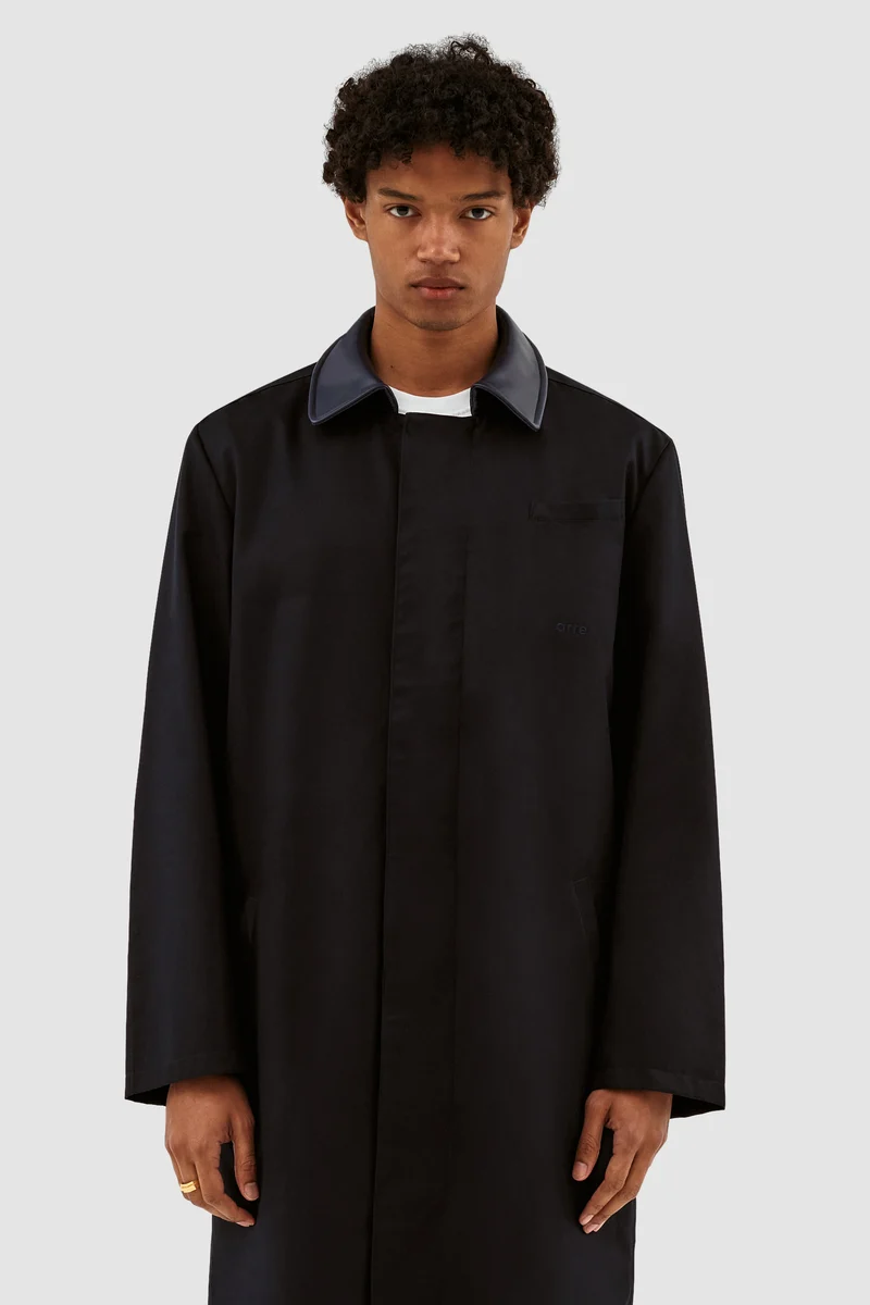 Manteau à col Joe - Marine