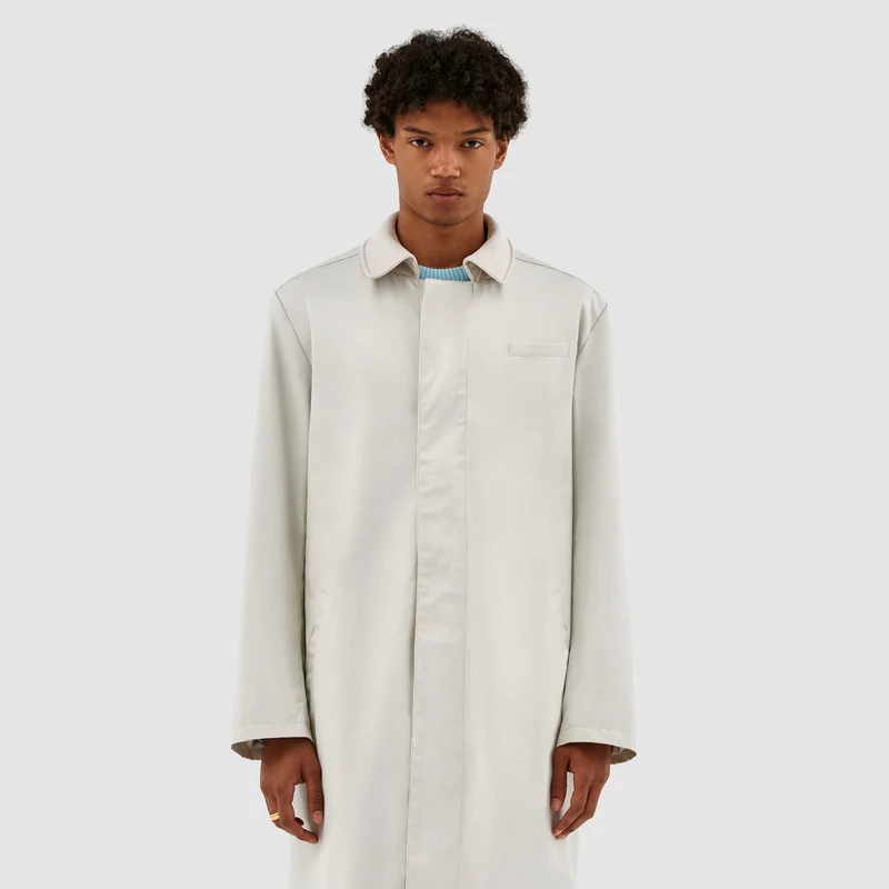 Manteau à col Joe - Crème