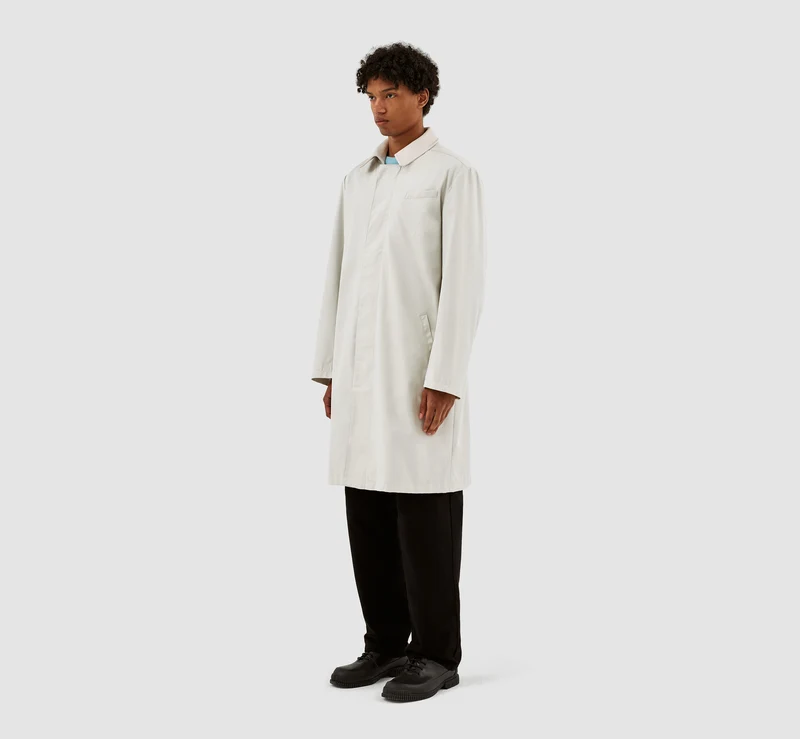 Manteau à col Joe - Crème