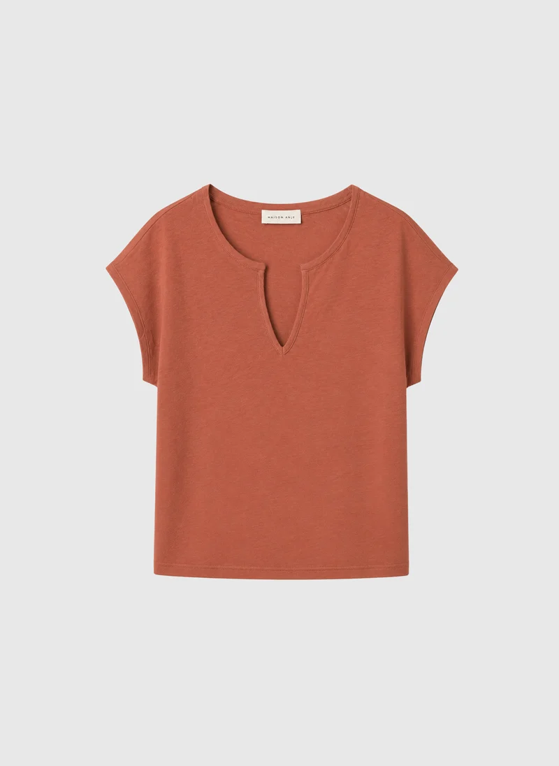TEE SHIRT DELLY terracotta