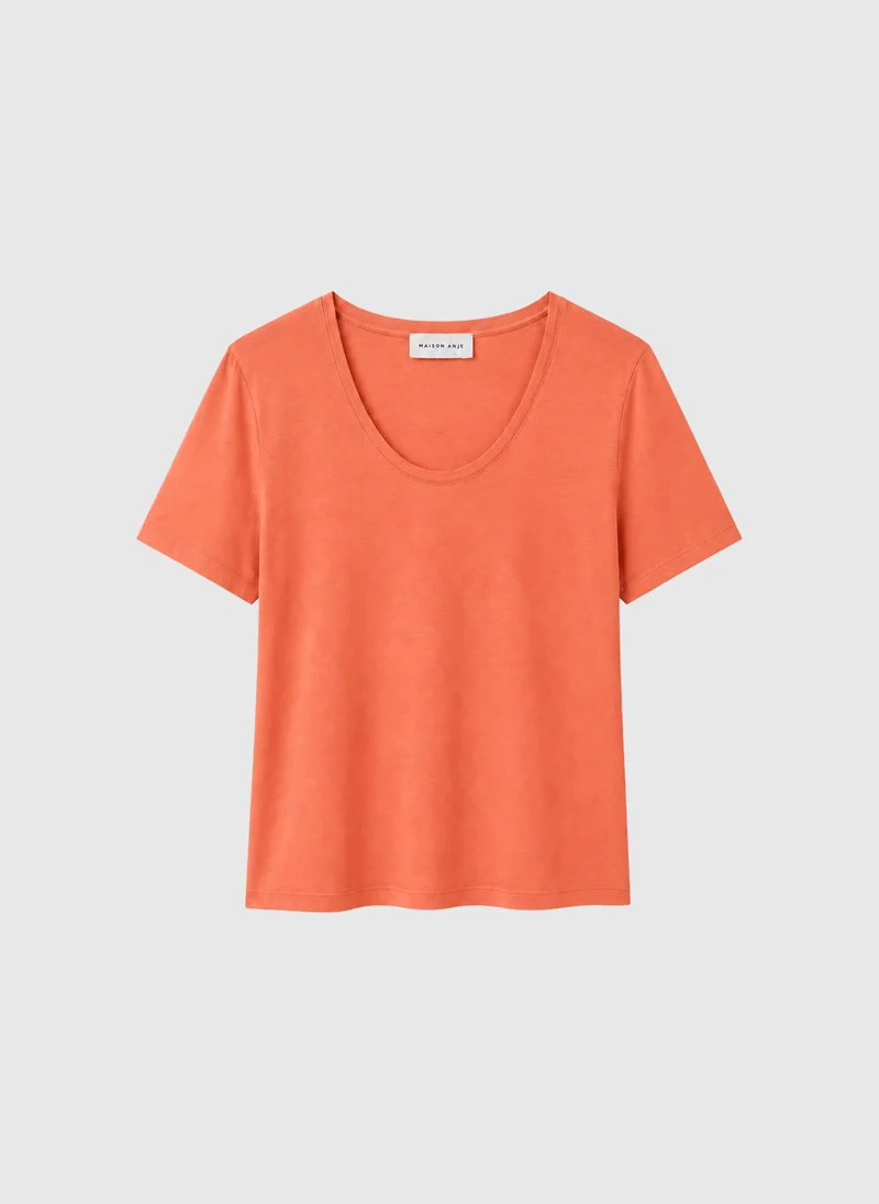 TEE SHIRT DEVENA tangerine