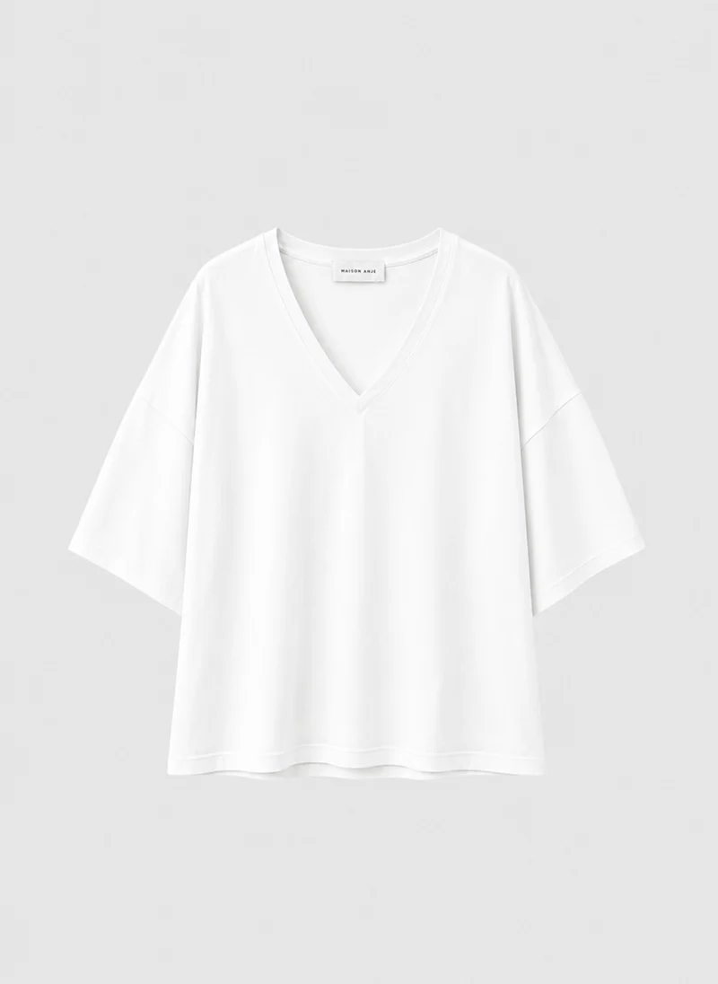 TEE SHIRT DANAVY white