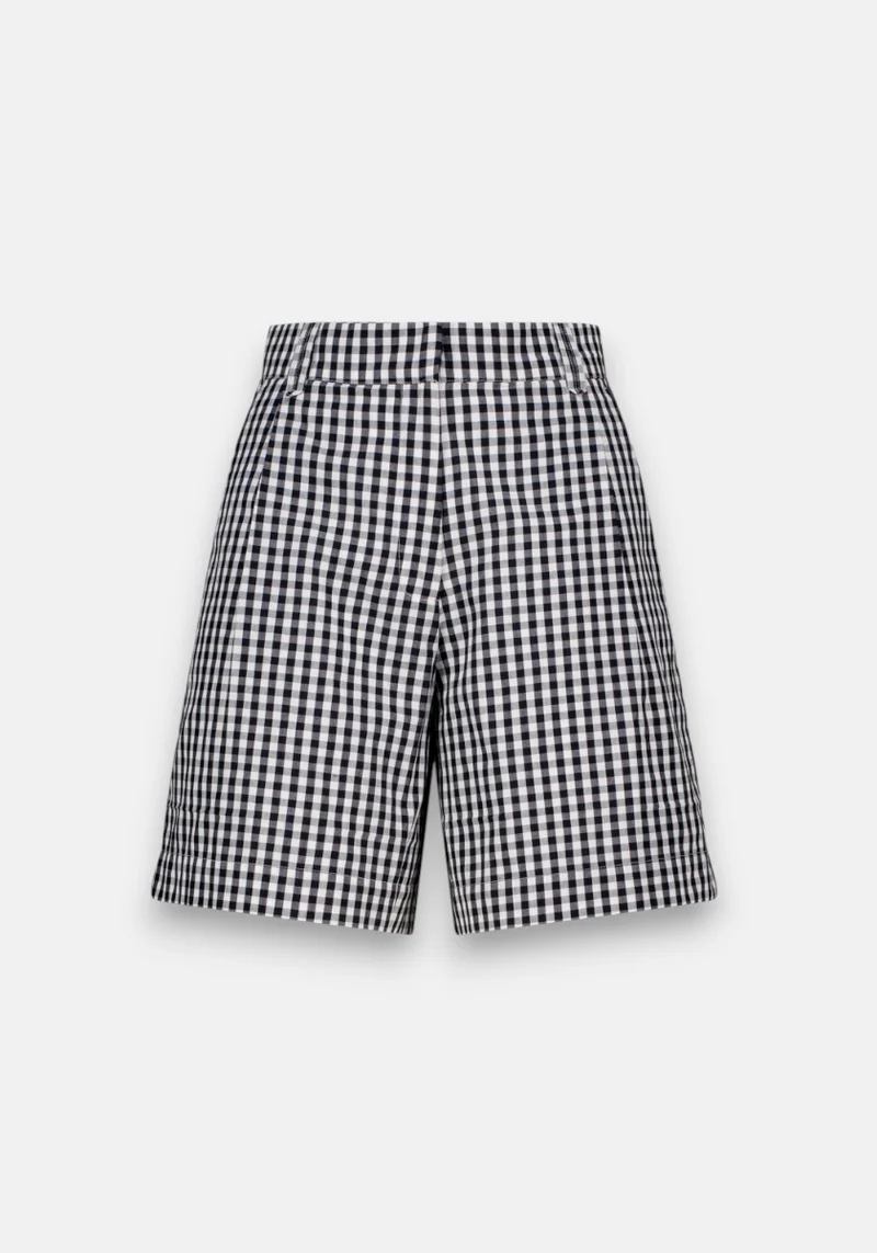 Short noir Vichy